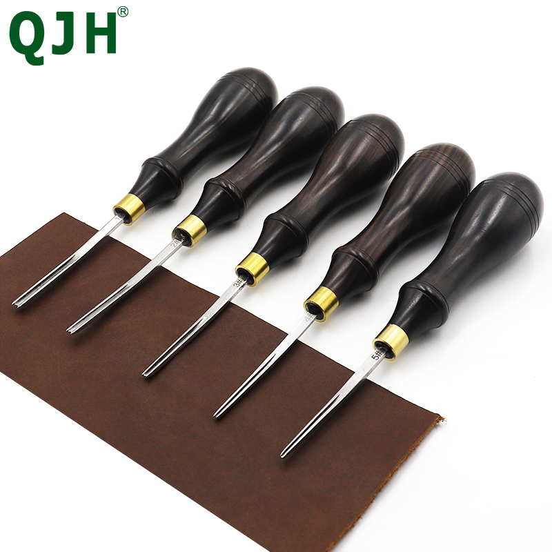 Leatherwork Edge Creaser - QJH Leather Edge Beveler PRO Narzędzia