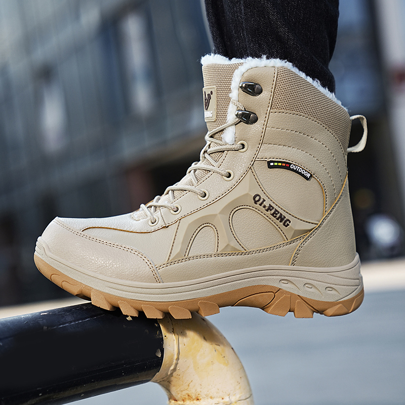 Leatherwork Training - Nowe męskie zimowe buty outdoorowe do