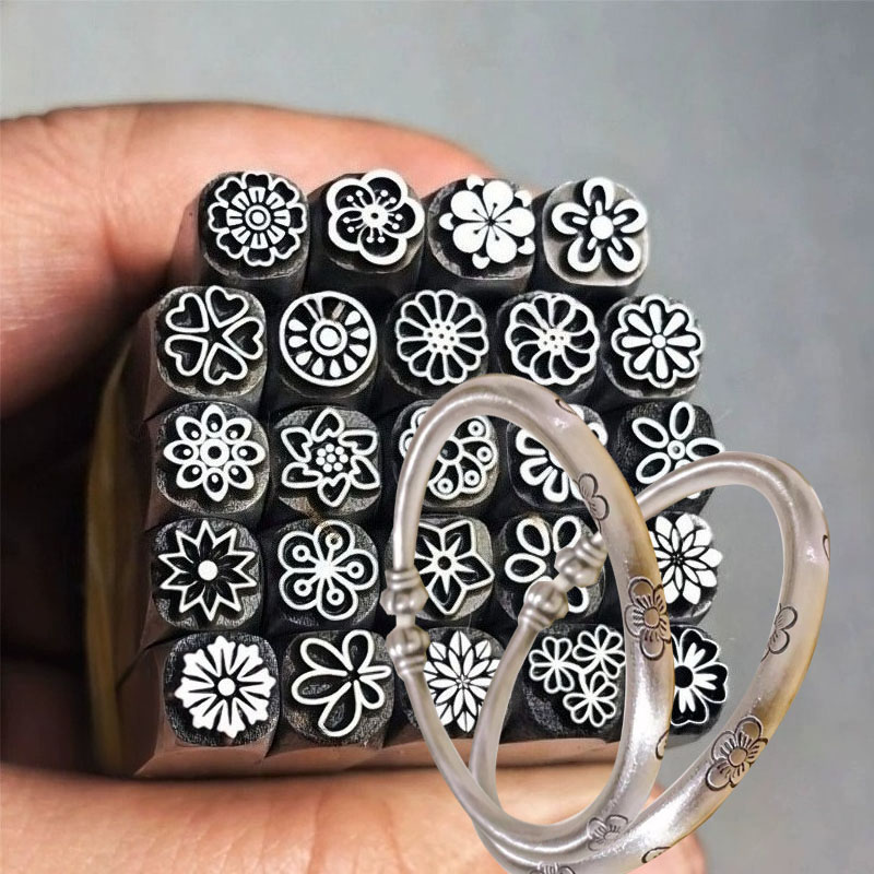 Leatherwork Embossing - Narzędzie do stemplowania metalu z wzorem