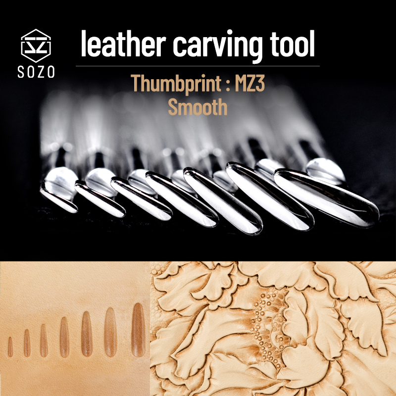Leatherwork Embossing - SOZO MZ3 skóra pracy tłoczenia narzędzie