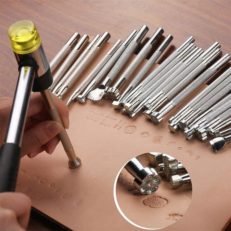 20 szt. Narzędzi do tłoczenia  – Leatherwork Embossing recenzja i cena
