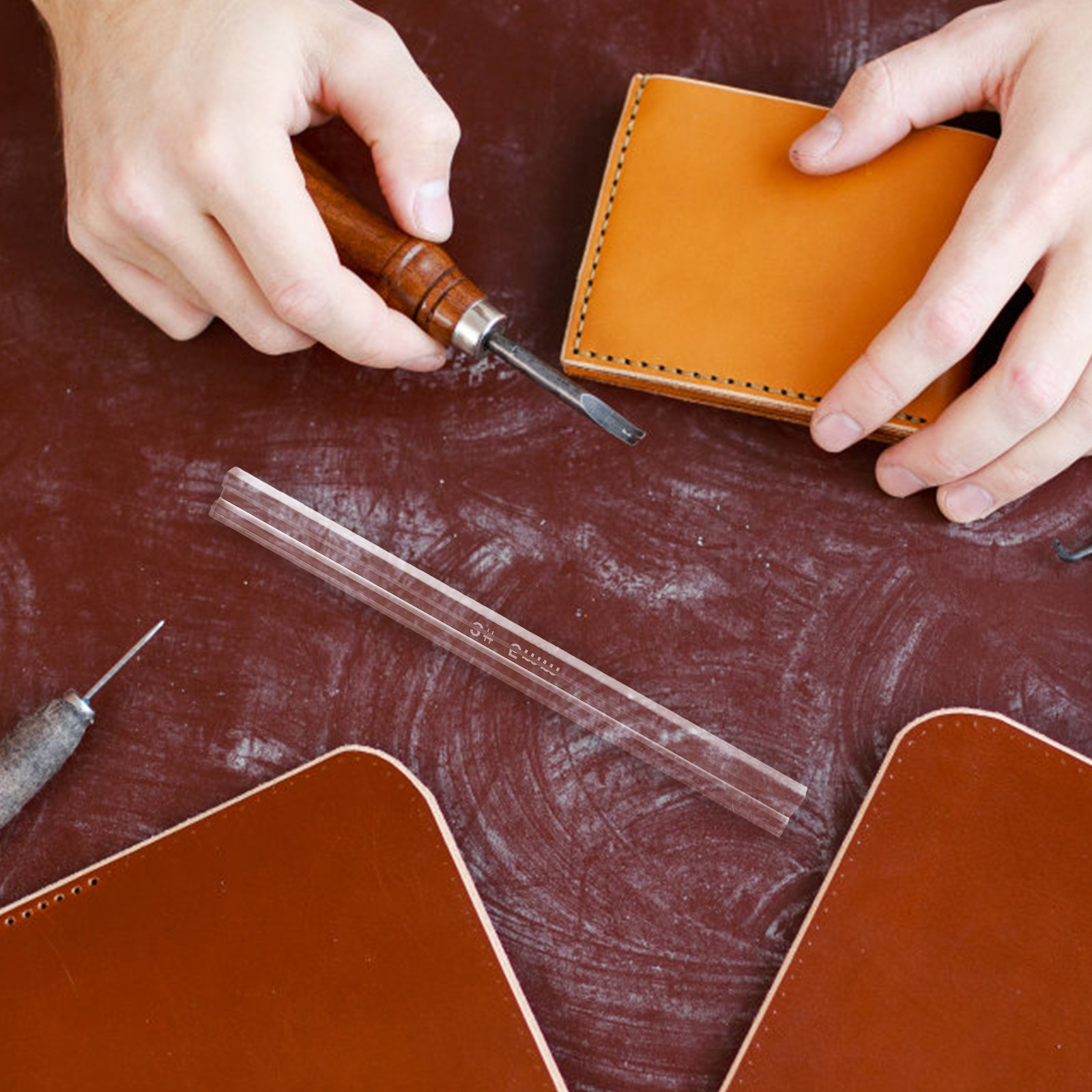 3 szt. linijka do samodzielneg – Leatherworking Guide recenzja i cena