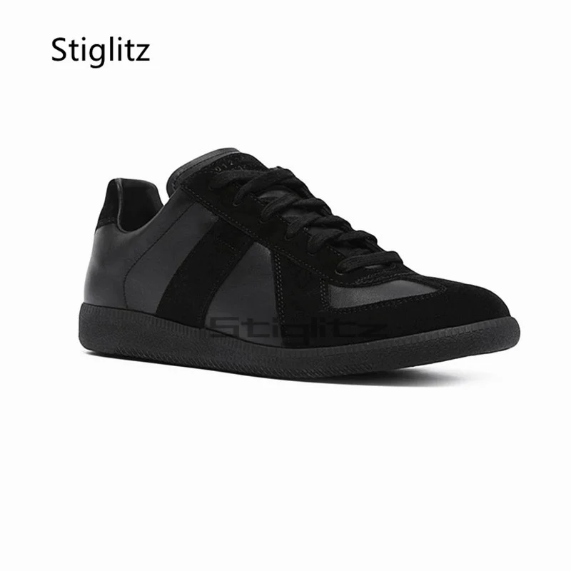 Sznurowane płaskie buty sporto – Leatherwork Training recenzja i cena